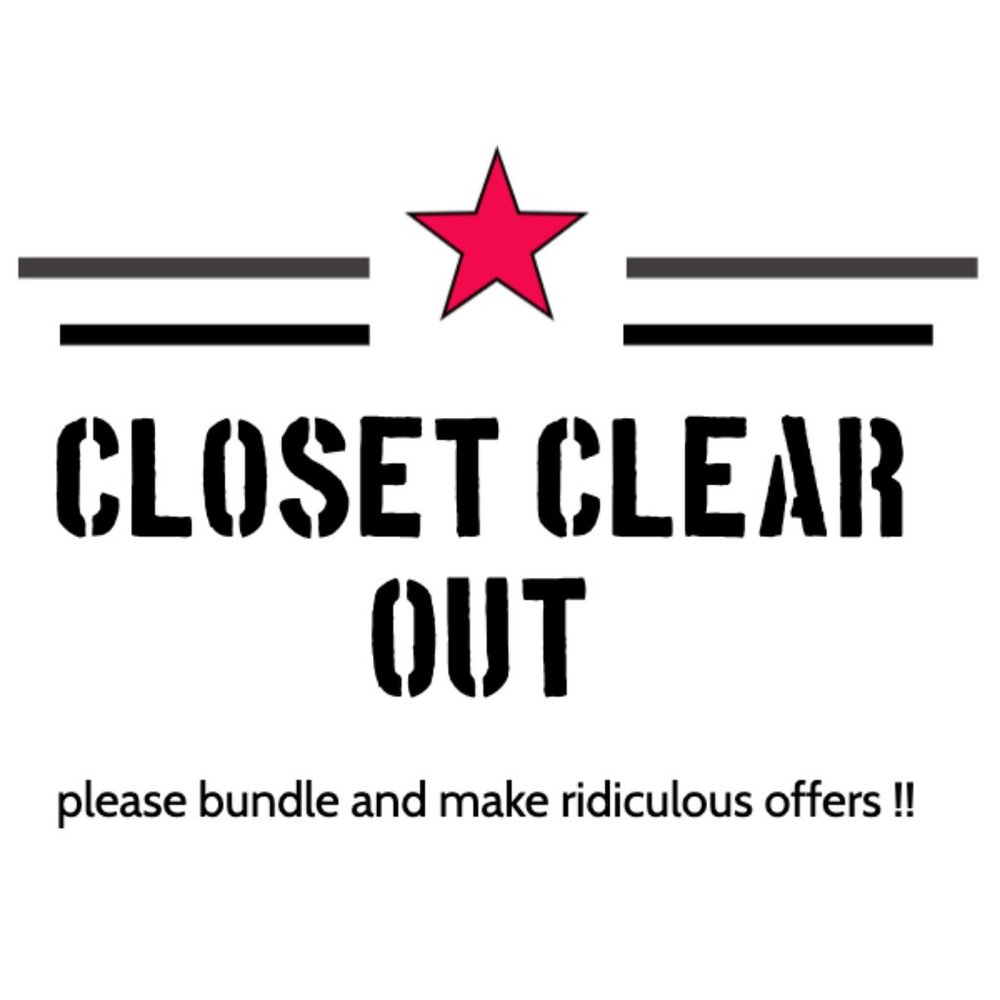 Closet Clear OUT!
